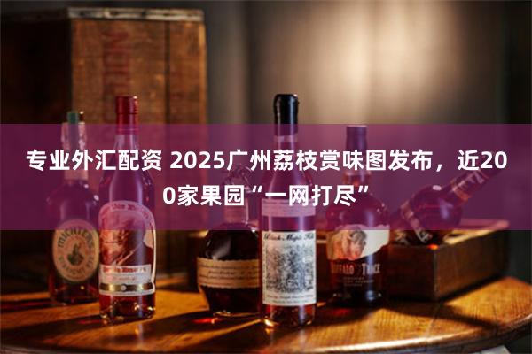 专业外汇配资 2025广州荔枝赏味图发布，近200家果园“一网打尽”