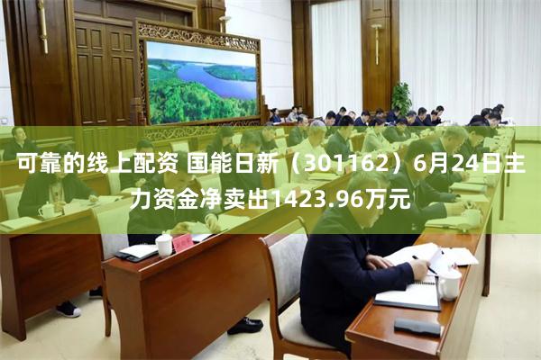 可靠的线上配资 国能日新（301162）6月24日主力资金净卖出1423.96万元