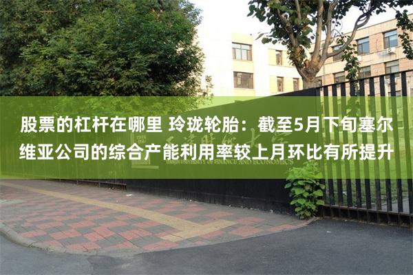 股票的杠杆在哪里 玲珑轮胎：截至5月下旬塞尔维亚公司的综合产能利用率较上月环比有所提升