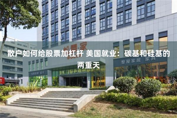 散户如何给股票加杠杆 美国就业:碳基和硅基的两重天