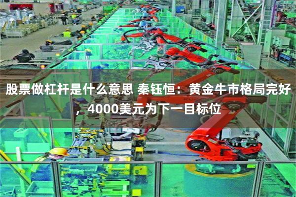 股票做杠杆是什么意思 秦钰恒:黄金牛市格局完好,4000美元为下一目标位
