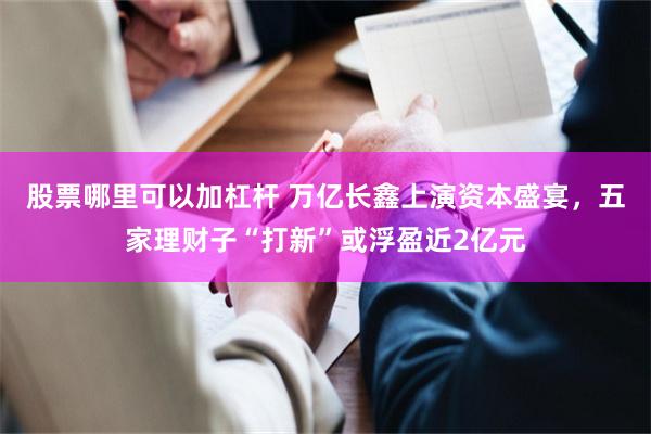 股票哪里可以加杠杆 万亿长鑫上演资本盛宴,五家理财子“打新”或浮盈近2亿元